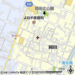 兵庫県姫路市岡田379周辺の地図