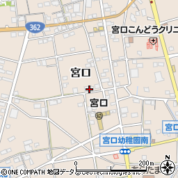 静岡県浜松市浜名区宮口564周辺の地図