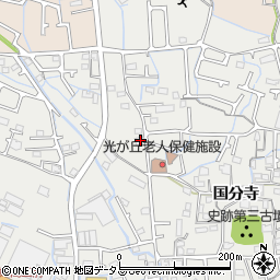 兵庫県姫路市御国野町国分寺212周辺の地図