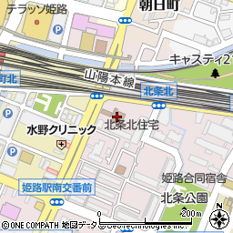 ハローワーク姫路　東館・雇用保険給付課周辺の地図