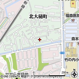 大阪府高槻市北大樋町29周辺の地図