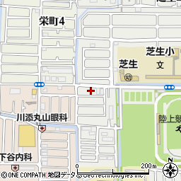 大阪府高槻市芝生町4丁目50周辺の地図