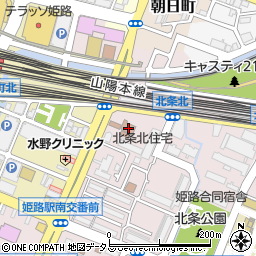 ハローワーク姫路東館周辺の地図
