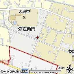 静岡県藤枝市弥左衛門510-1周辺の地図