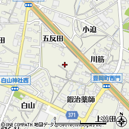 中京白蟻化学研究所東三河営業所周辺の地図
