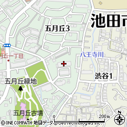 日興池田五月丘スカイマンション周辺の地図