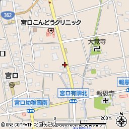 静岡県浜松市浜名区宮口1455周辺の地図