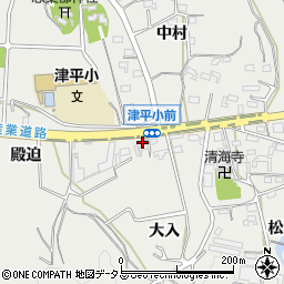 吉良津平簡易郵便局周辺の地図