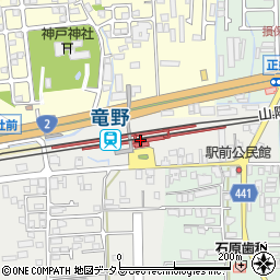 兵庫県たつの市周辺の地図