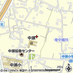 静岡県浜松市浜名区中瀬周辺の地図