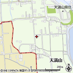 兵庫県揖保郡太子町天満山55周辺の地図