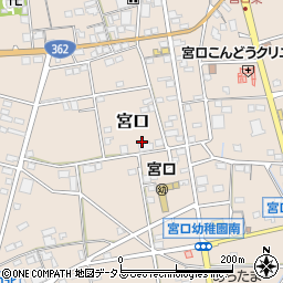 静岡県浜松市浜名区宮口561周辺の地図