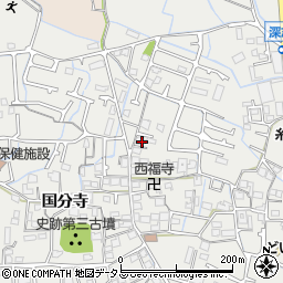 兵庫県姫路市御国野町国分寺736周辺の地図