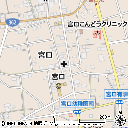 静岡県浜松市浜名区宮口575周辺の地図