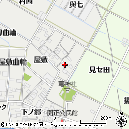愛知県西尾市一色町開正屋敷27周辺の地図