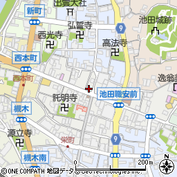 RYURYU 池田店周辺の地図