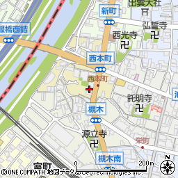 淀川探偵事務所周辺の地図
