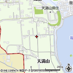 兵庫県揖保郡太子町天満山77周辺の地図