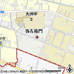 静岡県藤枝市弥左衛門511-1周辺の地図