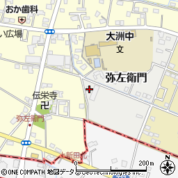 静岡県藤枝市弥左衛門525-8周辺の地図