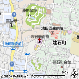 阪急文化財団（公益財団法人）　逸翁美術館周辺の地図