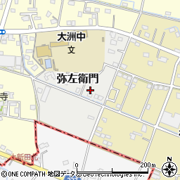 静岡県藤枝市弥左衛門511周辺の地図