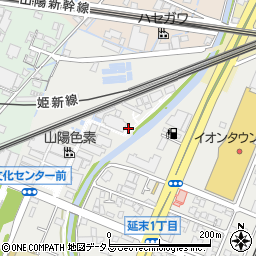 兵庫県姫路市延末周辺の地図