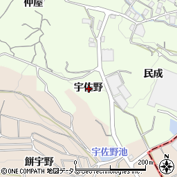 愛知県蒲郡市相楽町宇佐野周辺の地図