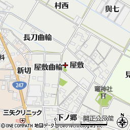 愛知県西尾市一色町開正周辺の地図