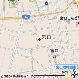 静岡県浜松市浜名区宮口557周辺の地図