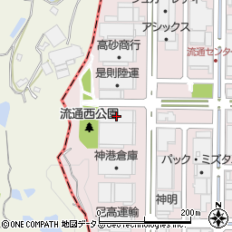 ファース阪神流通センター倉庫周辺の地図