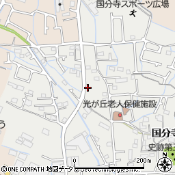 兵庫県姫路市御国野町国分寺207周辺の地図