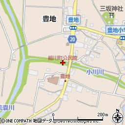 細川町公民館周辺の地図