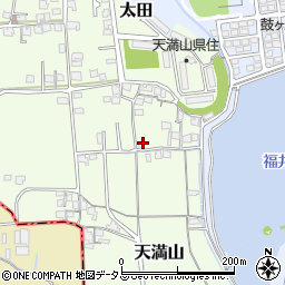 兵庫県揖保郡太子町天満山96-3周辺の地図