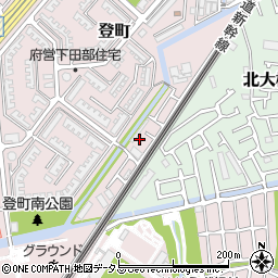 大阪府高槻市登町43周辺の地図