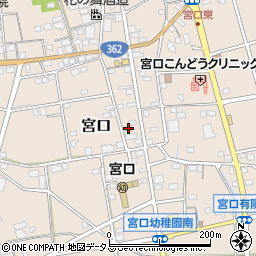 静岡県浜松市浜名区宮口581-1周辺の地図