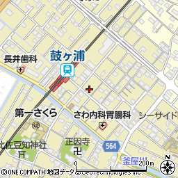 浅生型紙店倉庫周辺の地図