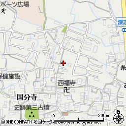 兵庫県姫路市御国野町国分寺744周辺の地図