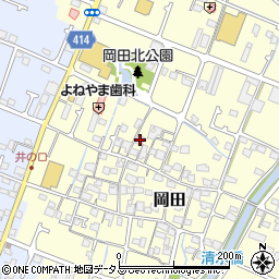 兵庫県姫路市岡田327周辺の地図