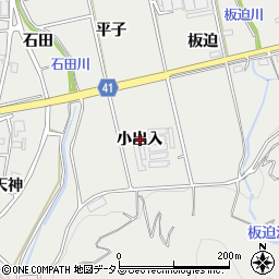 愛知県西尾市吉良町津平（小出入）周辺の地図