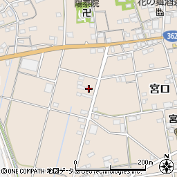静岡県浜松市浜名区宮口1616周辺の地図