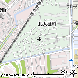 大阪府高槻市北大樋町32周辺の地図