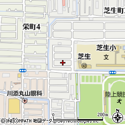 大阪府高槻市芝生町3丁目43周辺の地図