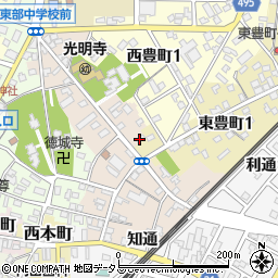 豊章堂印房周辺の地図