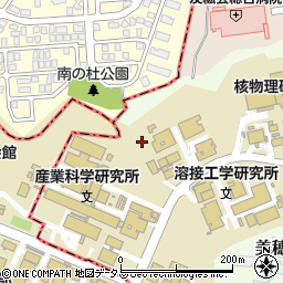 大阪府茨木市美穂ケ丘9周辺の地図