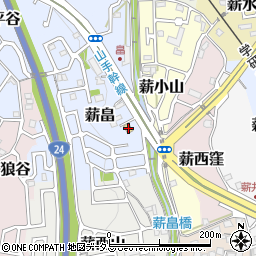 ファミリーマート京田辺大住店周辺の地図