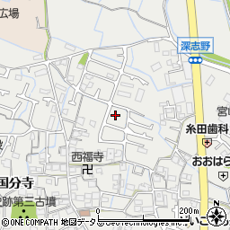 兵庫県姫路市御国野町国分寺743-17周辺の地図