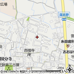 兵庫県姫路市御国野町国分寺743-16周辺の地図