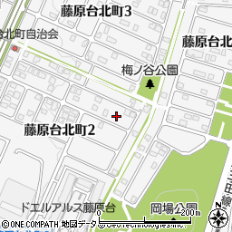 兵庫県神戸市北区藤原台北町2丁目5-3周辺の地図