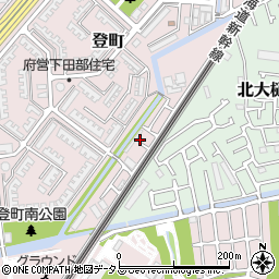 大阪府高槻市登町43-12周辺の地図